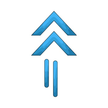 arrow up sign vector