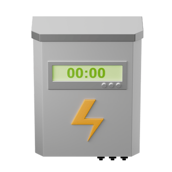 inverter device electricity power box tool 3d render icon illustration png
