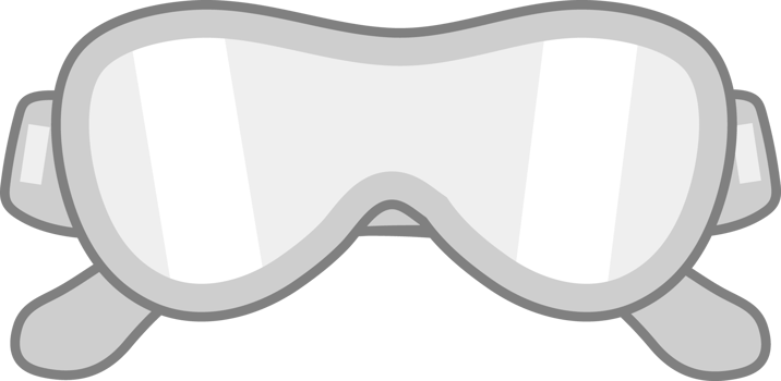 Illustration of goggles, Swim Goggles png