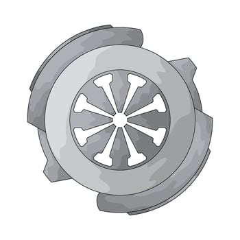 Car clutch illustration vector