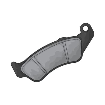 Car brake pad set vector