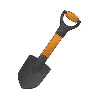 illustration of a gardening shovel vector
