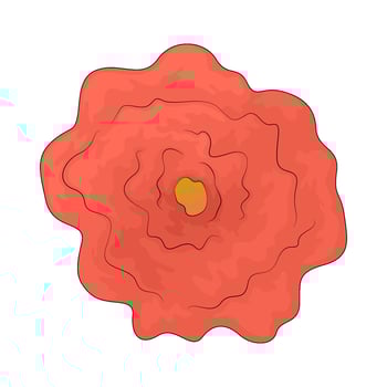 illustration of red spot vector