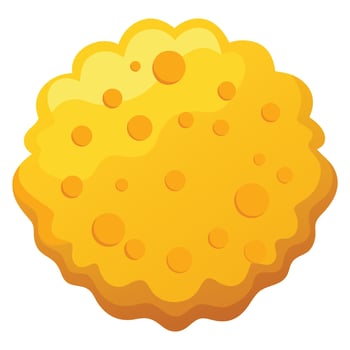 Sea Sponge clipart on white background vector