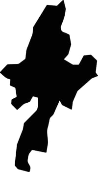 Colomba Guatemala silhouette map vector