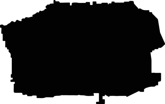 Cuballing Australia silhouette map vector