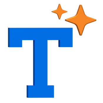 AI Typography Font Tool Icon, Bold letter T for AI-enhanced text editing, typography or font recognition. png