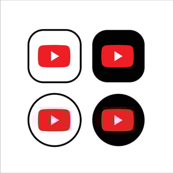youtube short logo icon vector