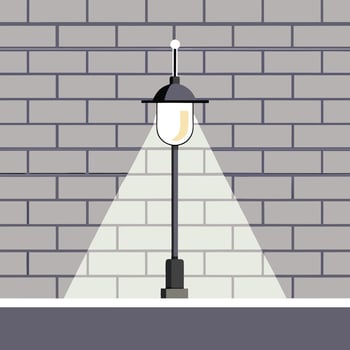street lamp , illustration vector