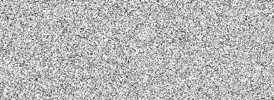 Black random noise texture. Rough grain noise overlay background. Abstract grunge gritty snow dots wallpaper. Distress gritty dust backdrop with particles, speckles, drops, specks, flecks vector
