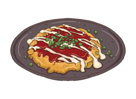 pizza food isolate vector