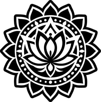 A glyph style icon showing flower vector