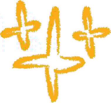 Sparkling Burst Bright Crosses vector