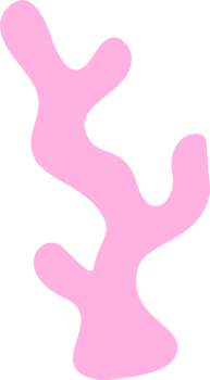 Pink Coral Flat Illustration png