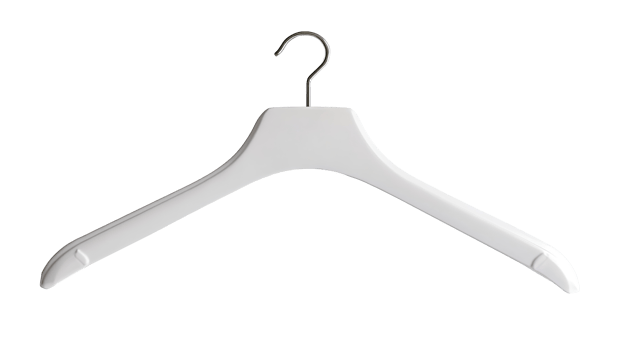 White Clothes Hanger Isolated at the Transparent Background png