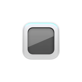 Sleek, modern square icon with glossy finish and rounded edges, featuring subtle gradient and reflective surface, set against transparent background png
