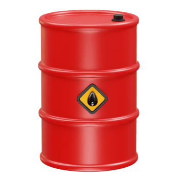 Oil barrel icon 3d illustration render. Oil drum icon 3d illustration render. png