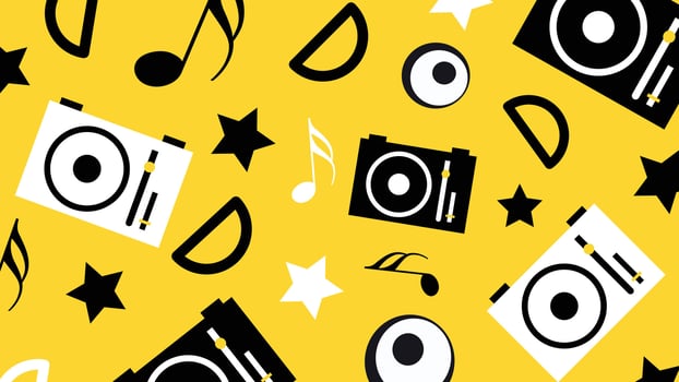 Music Party Graphic Elements Background vector
