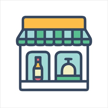 Shop icon concept vector