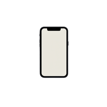 modern smartphone with blank screen is displayed against plain background, highlighting its sleek design and minimalist style png