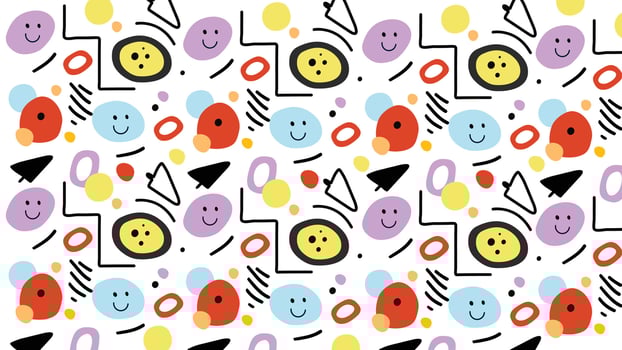 Art Smiley Face Background vector