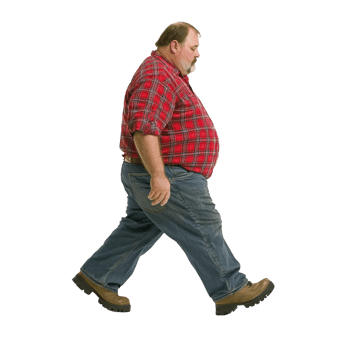 Man in red plaid shirt and blue jeans walks purposefully, showcasing casual and relaxed style. His brown shoes complement outfit, adding touch of ruggedness png
