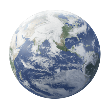 view of Earth from space shows continents, oceans, and swirling clouds, highlighting planet natural beauty and diversity. image captures vastness and complexity of Earth surface png