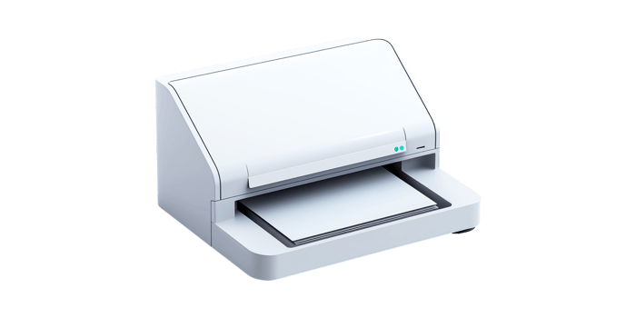 Modern Printer. Office Equipment For Efficient Document Printing Isolated On Transparent Background png