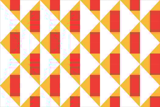 Abstract Warm Colored Triangle and Diamond Pattern Geometric Seamless Design with Red and Orange Tones vector