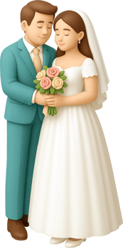 Wedding couple emoji png