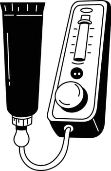 A hand drawn style illustration of oral care vector