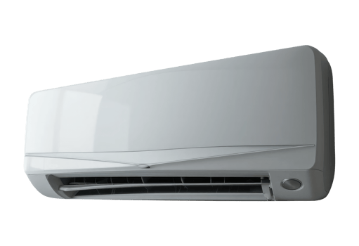 Realistic Wall Mounted Split AC Unit for Design Projects png