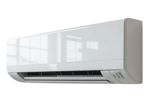 Modern Wall Split AC Unit Cut Out for HVAC Design png
