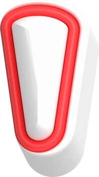 Letter I, Cartoon Cute 3D, Red Color Lettering png