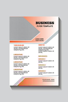 Business Flyer for Growth and Promotion vector