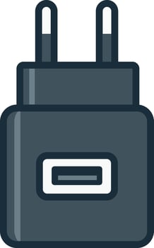 USB Charger adapter Illustration vector