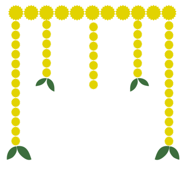 Haldi ceremony decoration elements, mehendi for Indian Wedding Invitation. Haldi decoration, Haldi invitation, Indian wedding decoration elements , Haldi design elements for greeting card. png