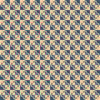 A seamless pattern with blue and pink squares vector