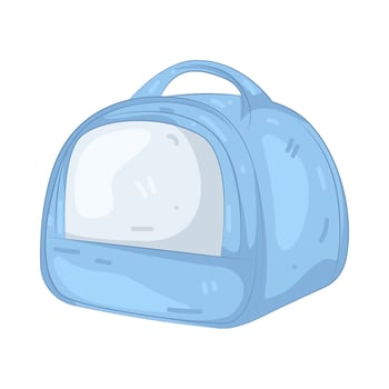 Illustration of Pet carrier bag vector