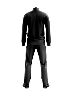 a black tracksuit on a transparent background png