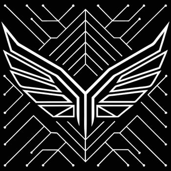 The logo for the band is shown on a black background vector