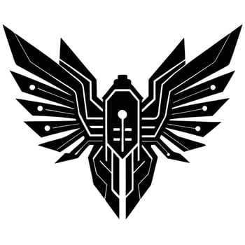 The logo for the game warframe vector