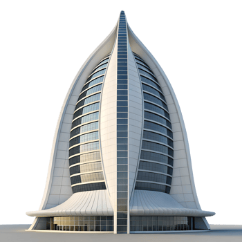 Futuristic Building Inspired png