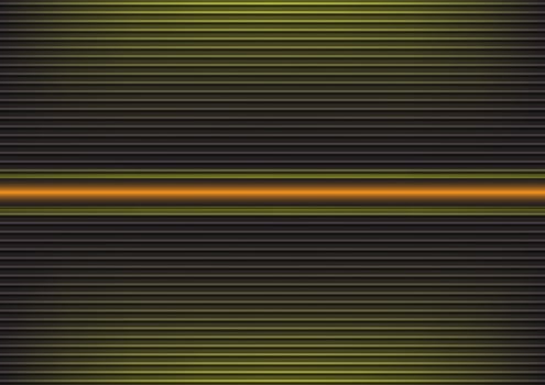 A black and yellow striped background with a line vector