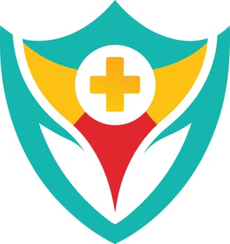 Clean Medical Branding Identity for Safety and Legal Compliance Use vector