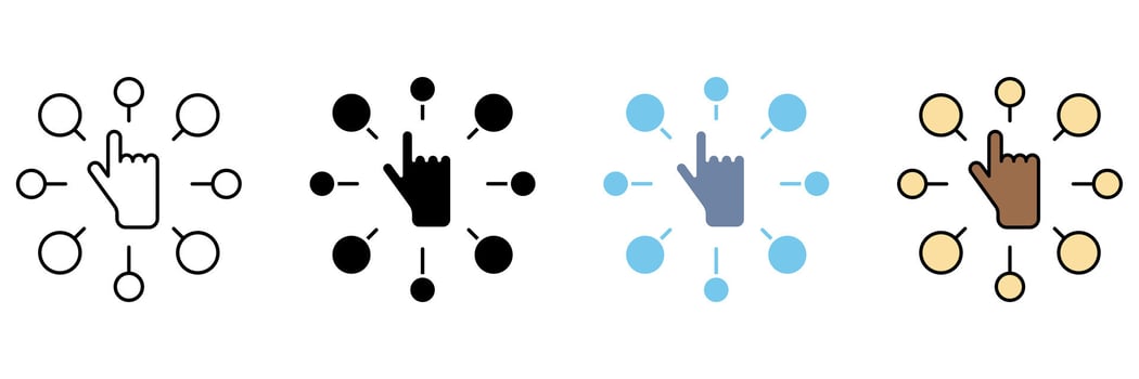 variety concept line icon. Simple element illustration. vector