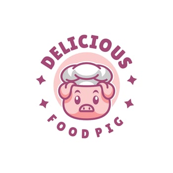 Deslicious Mascot Logo design vector