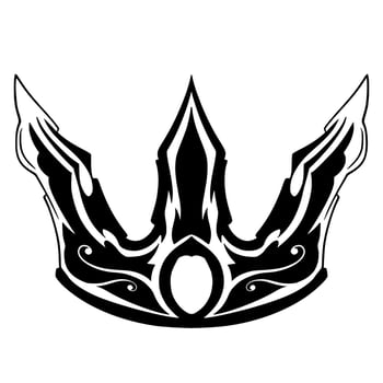 Crown Art Symbol Illudtration vector