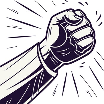Punch Silhouette Design for Digital Art Projects vector