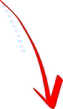 Hand Drawn Arrow Pointing Right vector